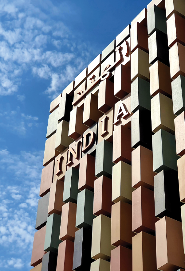 India Pavilion dynamic kinetic facade